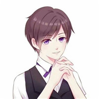 動漫女孩黑白頭像唯美10